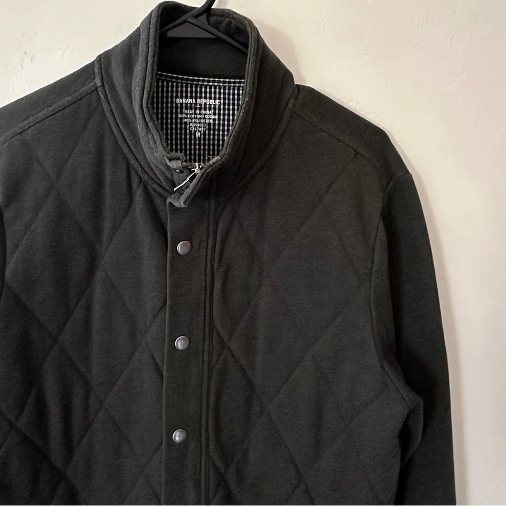 Banana Republic Quilted Bomber Jacket